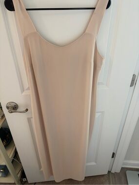 Patra Petite Cream Slip Dress